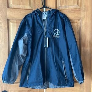 Unisex Navy Blue Small Windbreaker